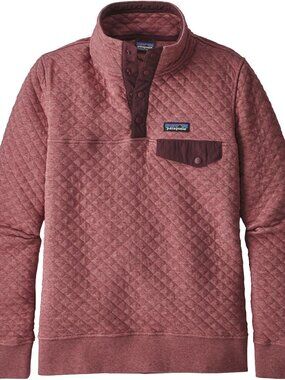 Patagonia Quilted Snap-T Pullover Dusty Rose S